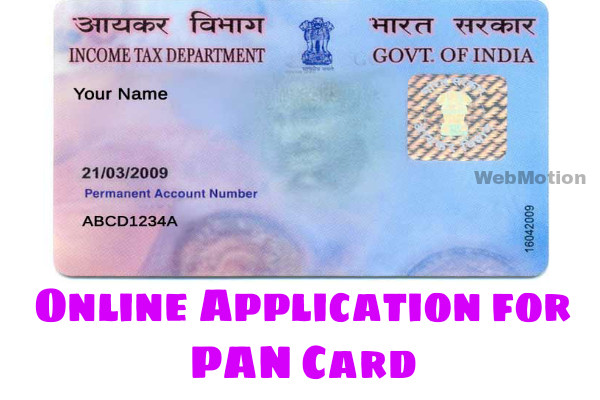 Pan Card Apply Online With Aadhaar Card