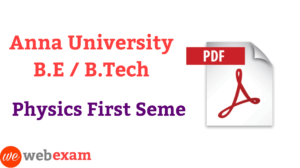 Read more about the article Anna University Engineering Physics Question Paper 2018