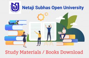 Read more about the article NSOU Study Material Download – Netaji Subhas Open University Books Download